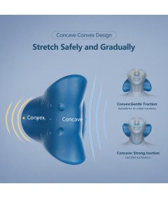 Kiropraktični ergonomski raztegovalnik vratu za lajšanje bolečin in sprostitev