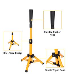 Regulowany Statyw Do Baseballu Treningowy Prezent dla Dziecka Bat Tee Zółty
