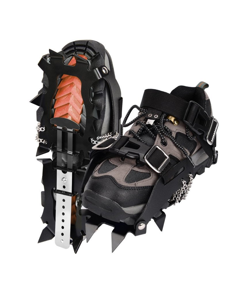 Gorske dereze Raki za čevlje 10 zob nastavljive za sneg treking