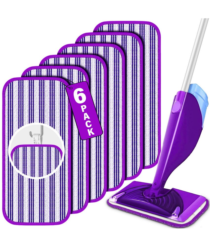 Set 6 Pralnih Nadomestnih Krp za Mop Swiffer WetJet iz Mikrovlaken in Gobice