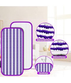 Set 6 Pralnih Nadomestnih Krp za Mop Swiffer WetJet iz Mikrovlaken in Gobice