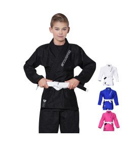 Starpro Otroški Kimono GI za brazilski jiu-jitsu črn C1