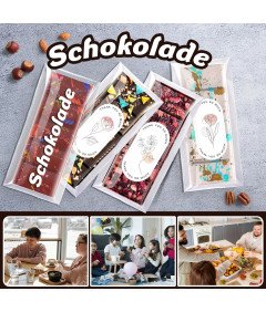 DAILIENFUS Silikonowa Foremka do Czekolady Dubajskiej Zestaw z Akcesoriami