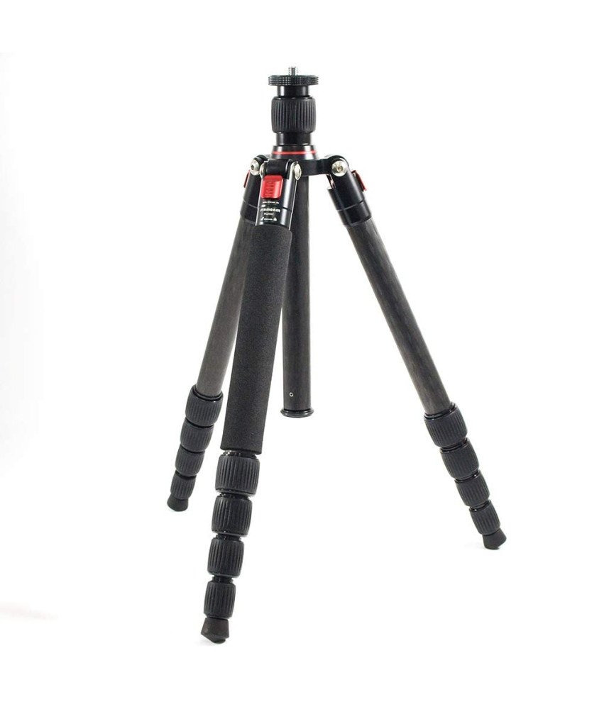 Firmcam FC255 Lekki Statyw Podróżny 4 w 1 Tripod Regulowany 20-139cm Czarny