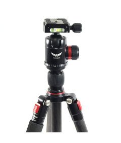 Firmcam FC255 Lahek Potovalni Stojalo 4 v 1 Nastavljiv Stojalo 20-139cm Črn