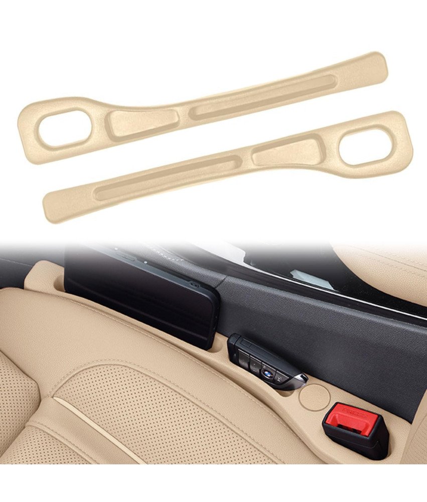 Polnila za reže za avtomobilske sedeže 2 kosa 41x6,5 cm bež