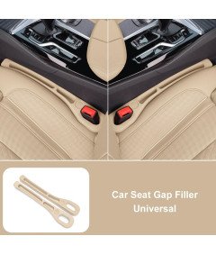 Polnila za reže za avtomobilske sedeže 2 kosa 41x6,5 cm bež