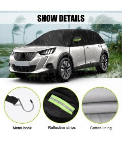 Polovična prevleka za avto Peugeot 2008 (P24) 2019–2024, odebeljen material