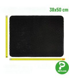 Silikonska podloga za mačji WC dvoslojna velike luknje 50x38 cm