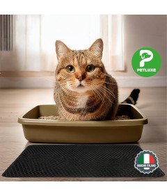 Silikonska podloga za mačji WC dvoslojna velike luknje 50x38 cm