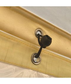 Šotor za dogodke Poroka Zunanji Dogodek Velik 12x26 m Petal Pole Bel