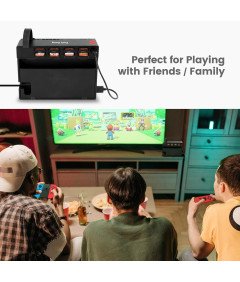 Epessa Czytnik Uchwyt na Karty do Gier Switch 4 Sloty Aktywne 4 Miejsca