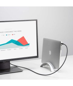 iVANKY Mini DisplayPort na DisplayPort 4K 60Hz 1 m siv kabel