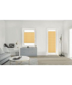 Eurohome Plise zavesa Montaža brez vrtanja Easyfix 105 x 130 cm Bež