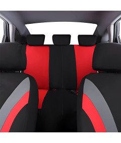 Pokrowce na Fotele Samochodowe 9 Elementów Uniwersalne Czerwone