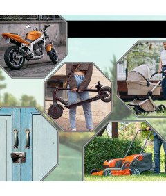 Zapięcie Łańcuchowe Do Roweru 5-Cyfrowy Kod 7 mm Wytrzymała Blokada 90 cm