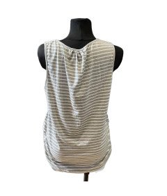 Ekouaer ženska majica brez rokavov siva velikost XL