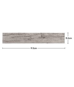 Panele Winylowe Panele Samoprzylepne 36 Sztuk PCW 91x15 cm Drewno Szare 5m²