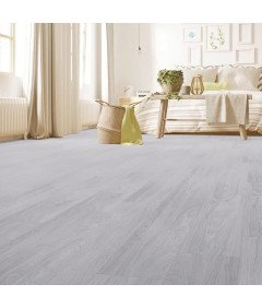 Samolepilne vinilne plošče 36 kosov PVC 91x15cm Les Svetlo siva 5m²
