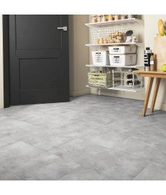 Płytki Winylowe Panele Samoprzylepne 19 Sztuk 30x60 cm Jasnoszary Beton