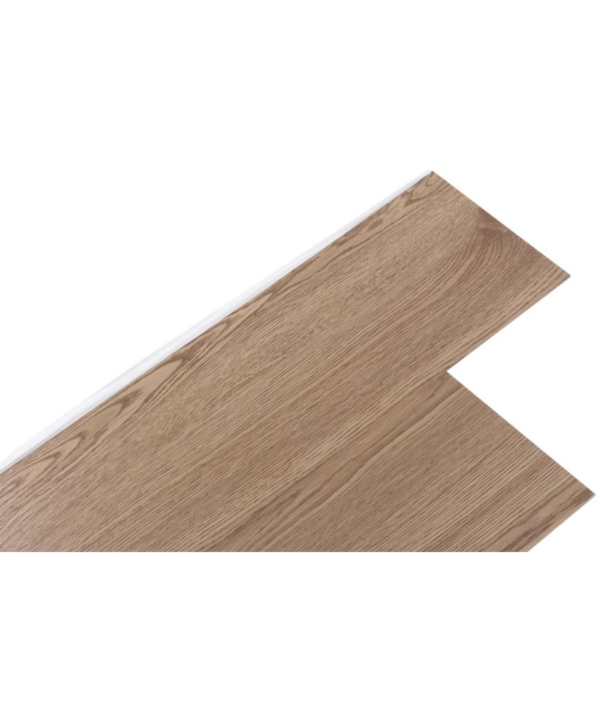 Vinilne Plošče Samolepilne Rjave Lesene 18 kosov 91x15 cm