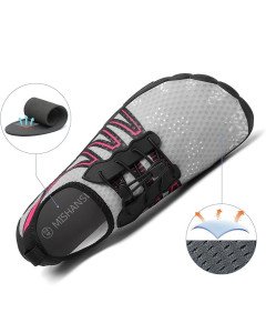 Mishansha čevlji za v vodo unisex moški ženski velikost 45 sivi