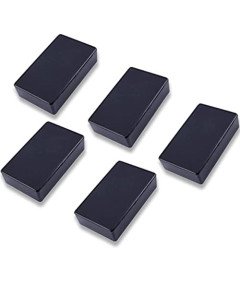 Zyyini Zestaw Wodoszczelnych Pudełek Czarne 5 sztuk 10 x 6 x 2.5 cm
