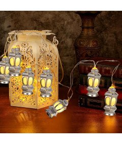 Łańcuch Świetlny LED 1,65m Girlanda Vintage Dekoracja Ramadan 10 Diod