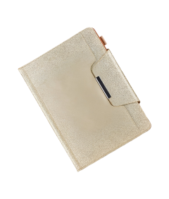 Etui Ochronne do iPad Air/Air2/Pro 9.7" Klapka Brokatowe Złote