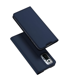 Etui Ochronne do Xiaomi Redmi Note 11 4G Skóra Portfel Klapka Granatowe