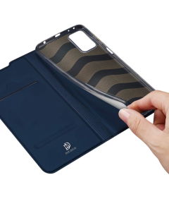 Etui Ochronne do Xiaomi Redmi Note 11 4G Skóra Portfel Klapka Granatowe