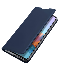 Etui Ochronne do Xiaomi Redmi Note 11 4G Skóra Portfel Klapka Granatowe