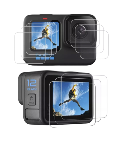 Kaljeno zaščitno steklo za GoPro Hero 9/10/11/12/13 9H Objektiv 6 kos