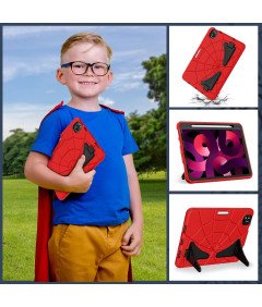 Zaščitno ohišje za iPad Air 4/Pro 11 10,9" pisalo stojalo rdeče