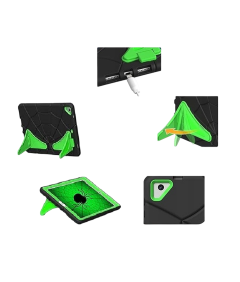 Zaščitno ohišje za iPad 5/6 9,7" Silikonsko Stojalo Črno