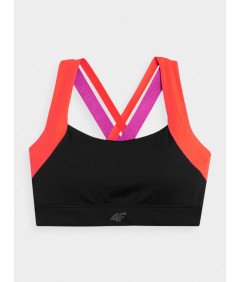 4F ženski športni nedrček za vadbo, hitro sušeč, srednja podpora, XS