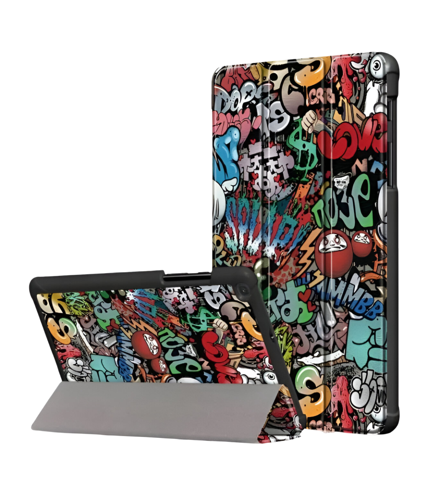 Etui na Tablet Samsung Galaxy Tab A 8.0" Klapka Magnetyczne Graffiti