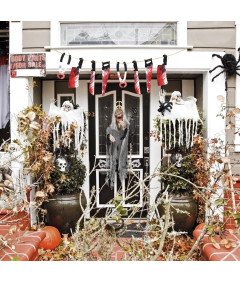 Girlanda Baner Dekoracja na Halloween Krew Noże Ręka 2.4 m 2 szt