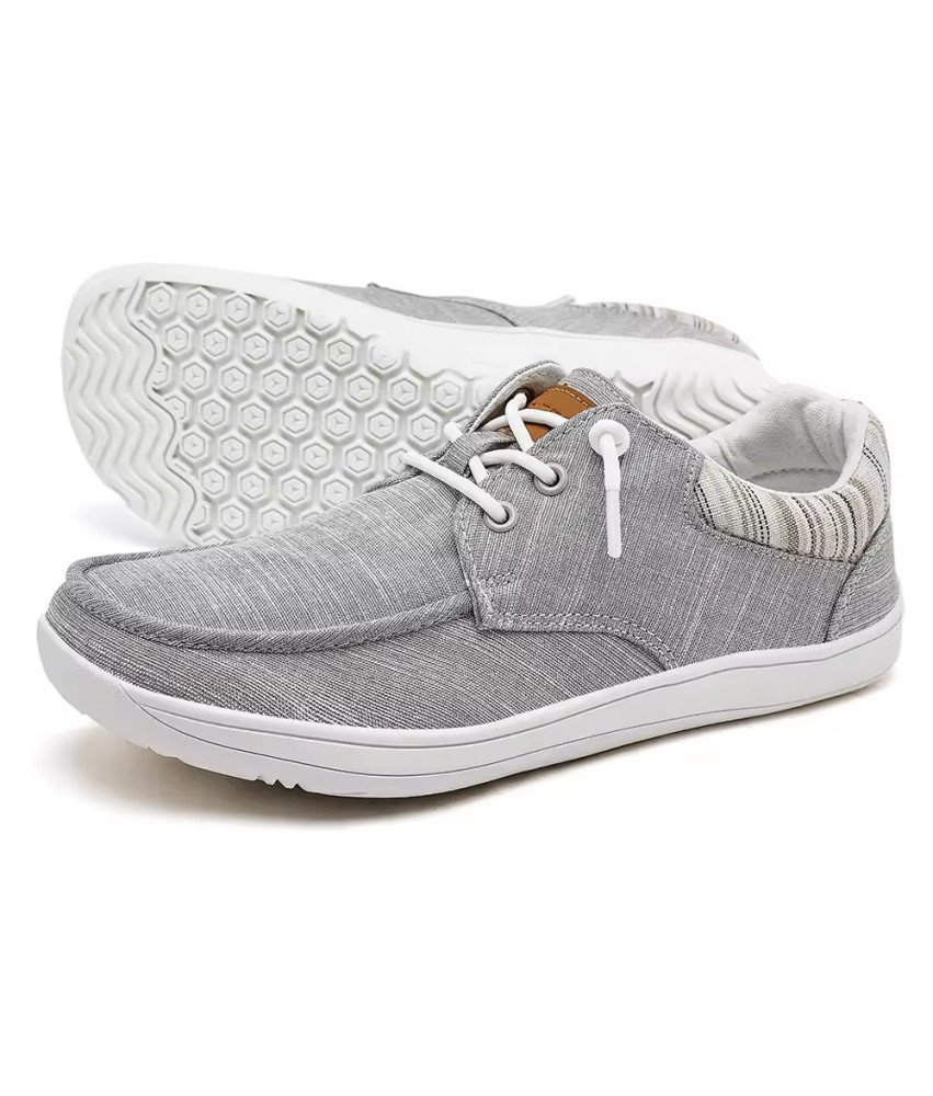 HOBIBEAR Platnene tekaške copate Unisex Lahke sive 41 EU