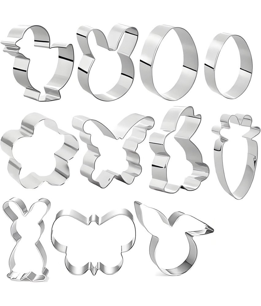 Foremki Do Ciasteczek Wielkanocnych 11 Sztuk Stal Nierdzewna na Wielkanoc