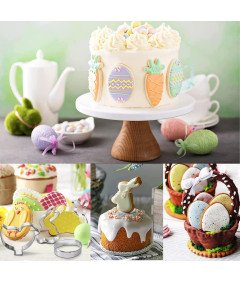 Foremki Do Ciasteczek Wielkanocnych 11 Sztuk Stal Nierdzewna na Wielkanoc