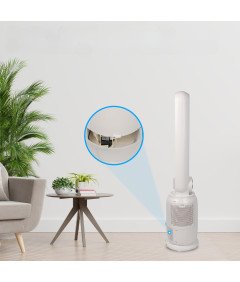 Ventilator Vlažilec 3v1 Časovnik Daljinski upravljalnik 35W 2L Bel