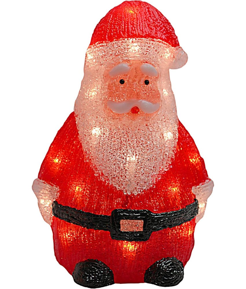 LED lučka Božiček Božična dekoracija Akril Velika 21,5 x 16 cm