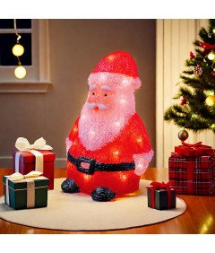 LED lučka Božiček Božična dekoracija Akril Velika 21,5 x 16 cm