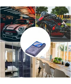 Ticfly Siva krpa iz mikrovlaken 50x60 cm - izjemno vpojna in hitro sušeča