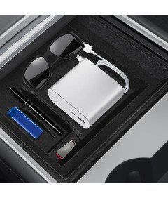 Organizator sredinske konzole za avto Tesla Model 3/Y 2019-23 Črna