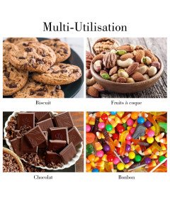 Gudotra Torebki Plastikowe Przezroczyste 200 Sztuk 10x15 cm z Naklejkami