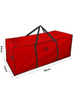 JOFONY Torba do Przechowywania Choinki Czerwona 83 x 13 x 34 cm