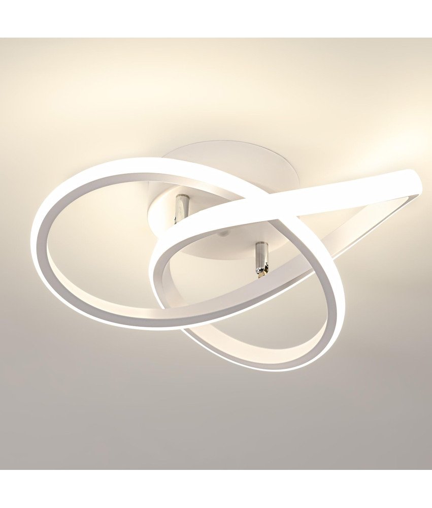 Comely Lampa Sufitowa LED 30W 3300 lm 4500K Srebrna 30x30x10 cm