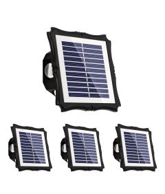 Solpex Solarne Lampy Ścienne LED 3 Tryby Zewnętrzne Ogrodowe 4 Sztuki